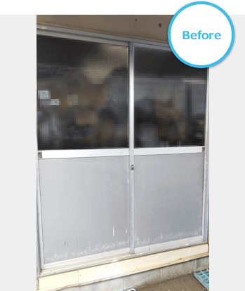 サッシ入替工事 Before