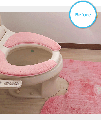 トイレ取付工事 Before