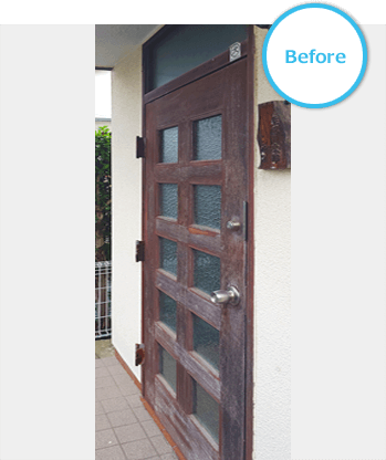 玄関ドアカバー工法工事 After