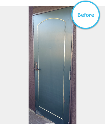 玄関ドアカバー工法工事 After