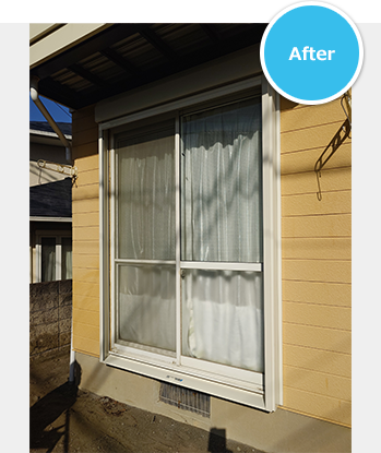 シャッター取付工事 After