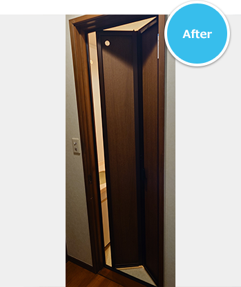 トイレドア交換工事 After