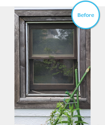 窓入替交換工事　Before